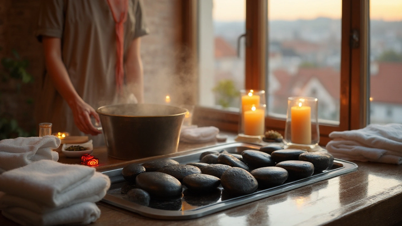 Zlepšete náladu: hot stone masáž na stres, úzkost i lepší spánek