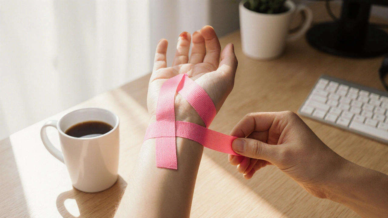 Jak tejpování může pomoci při léčení bolesti zápěstí: praktický návod