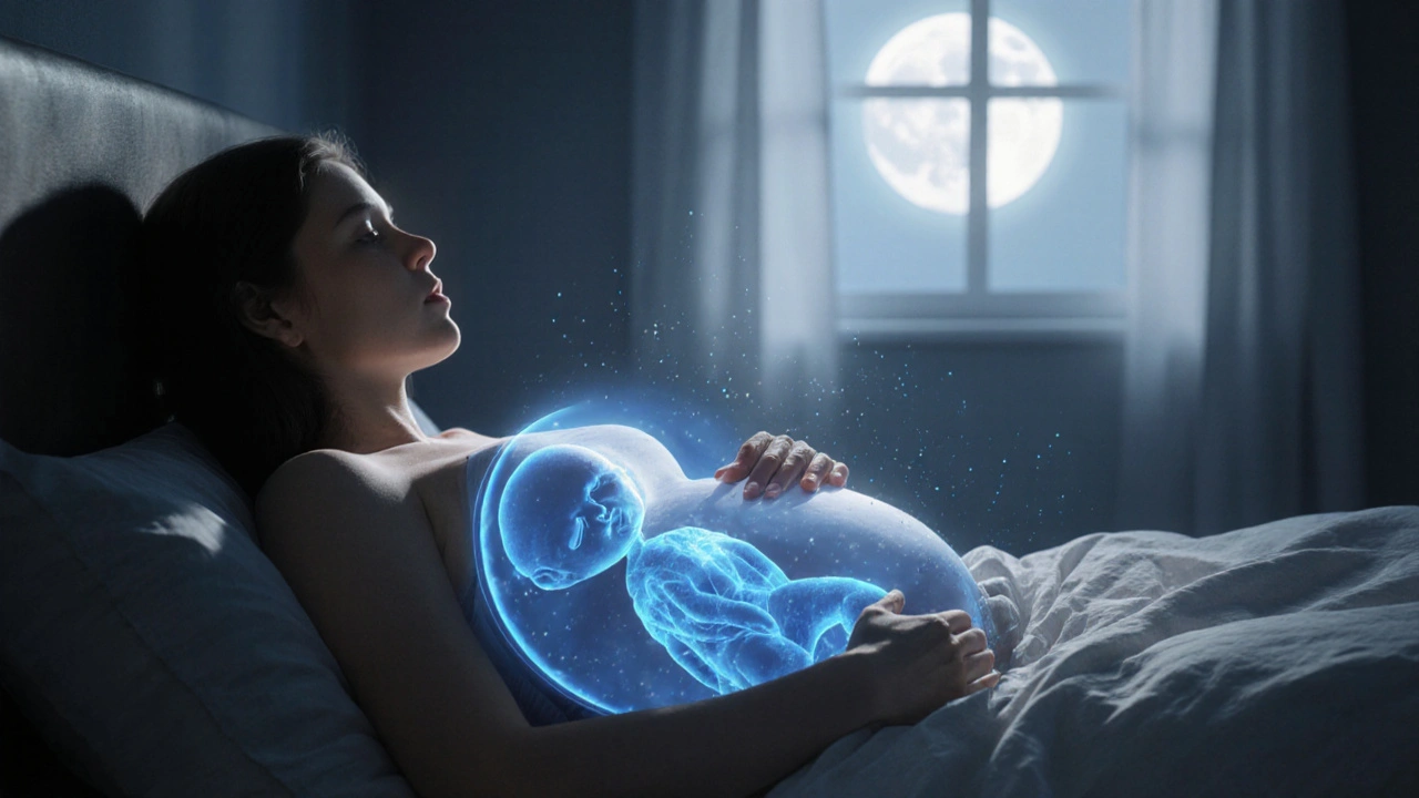 Kdy spí miminko v bříšku? Co vědět o spánku plodu v těhotenství