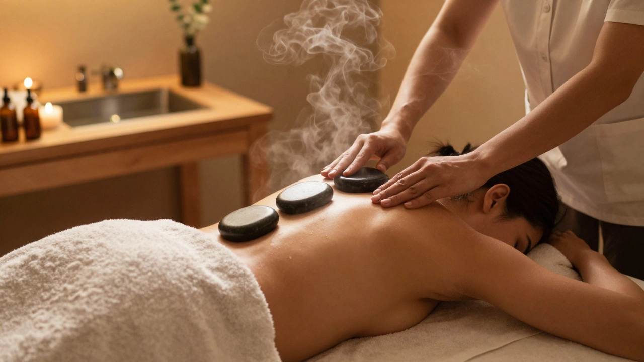 Masáž lávovými kameny: Jak funguje a proč ji zasloužíte