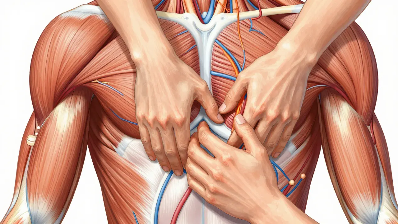 Anatomický pohled na uvolňování svalů a zlepšení cirkulace