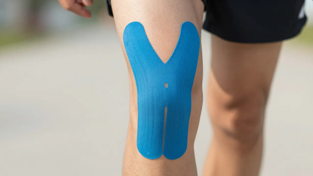 Tejpování kolen: Jak kinesiotape zmírní bolest a podpoří hojení